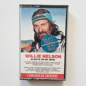 Willie Nelson 'Always On My Mind' Cassette With Hype Sticker Attached 🎵3/$15